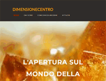 Tablet Screenshot of dimensionecentro.ch